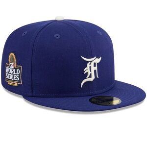 Fear of God Essentials x Dodgers 59FIFTY World Series 2024 Fitted Hat NIB 6 7/8